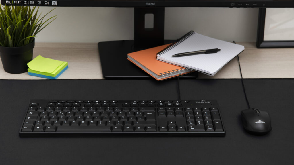 Pack Clavier Souris Filaire USB - Bluestork - PACK-MEDIA-OFFICE